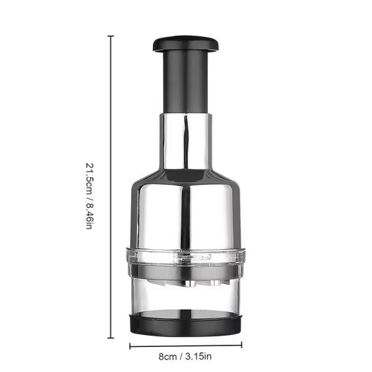 Manual Food Chopper Stainless Steel Manual Onion Chopper Hand for Vegetables Cutter Onion Garlic Nut Choppers