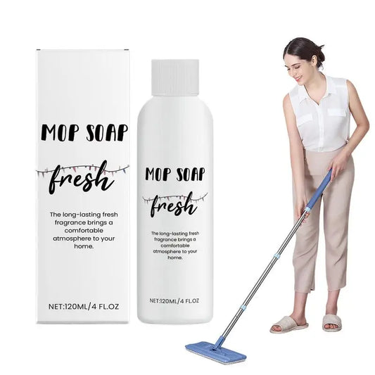 Mop Soap for Floor Cleaning Scented Liquid Floor Cleaner Portable Effective Multipurpose Stains Remover for Sinks Countertops